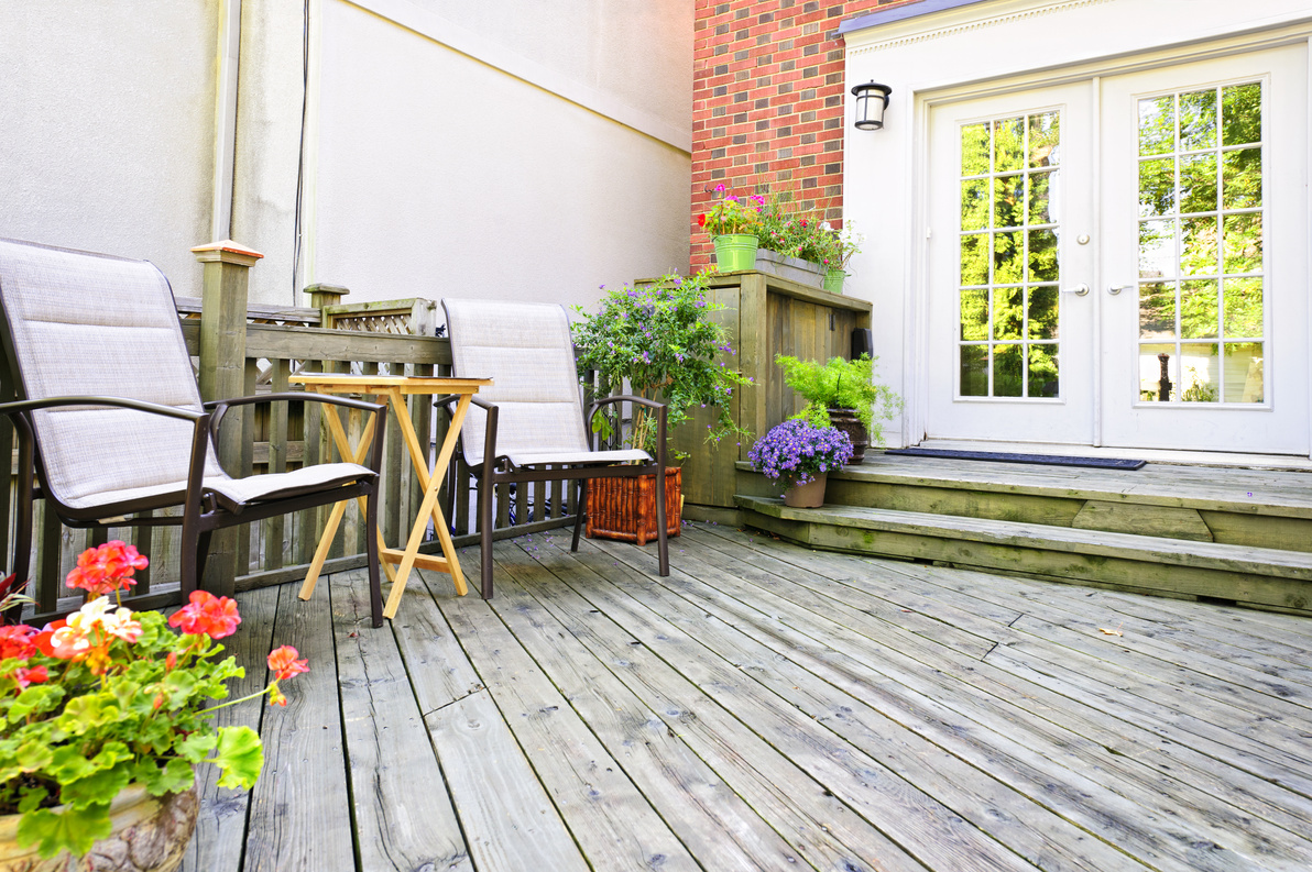 Wooden Deck at Home